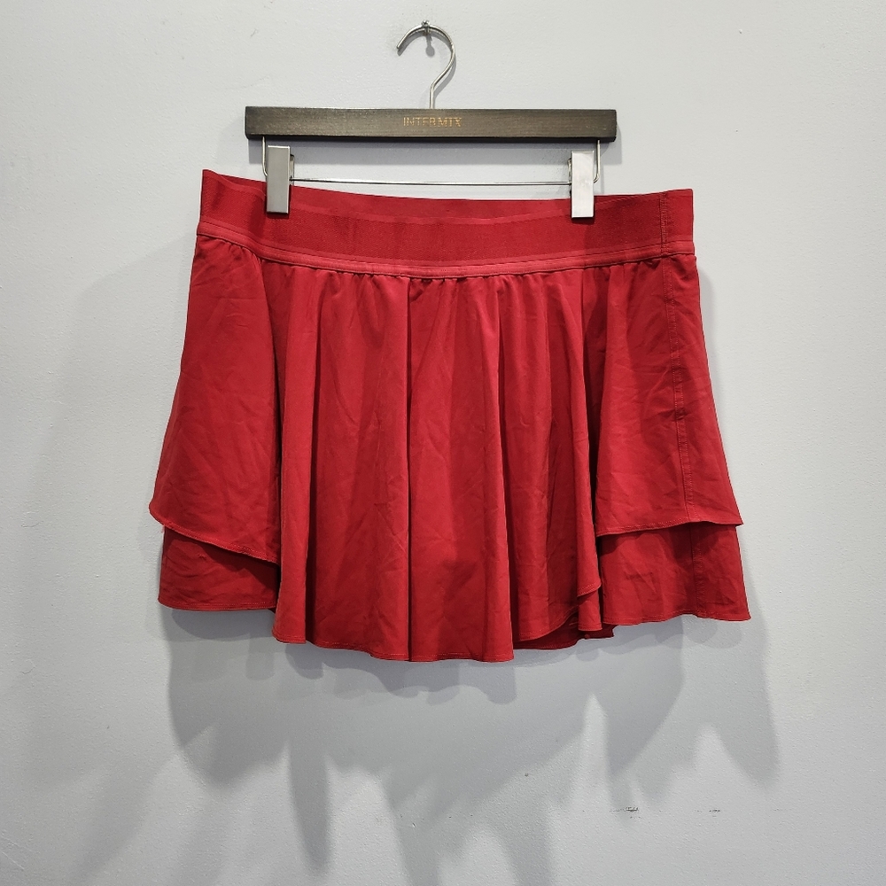 Lululemon Court Rival High Rise Skirt Dark Red